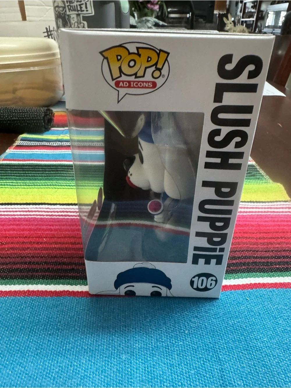 Funko Slush Puppie Flocked Vinyl Figure - White, Blue, Red, Yellow